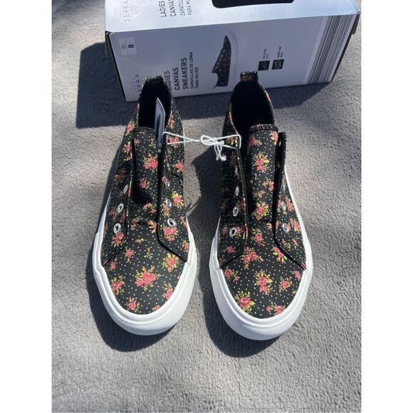 Serra Ladies Floral Print Canvas Sneakers Woman’s Size 8 NEW - Picture 4 of 11
